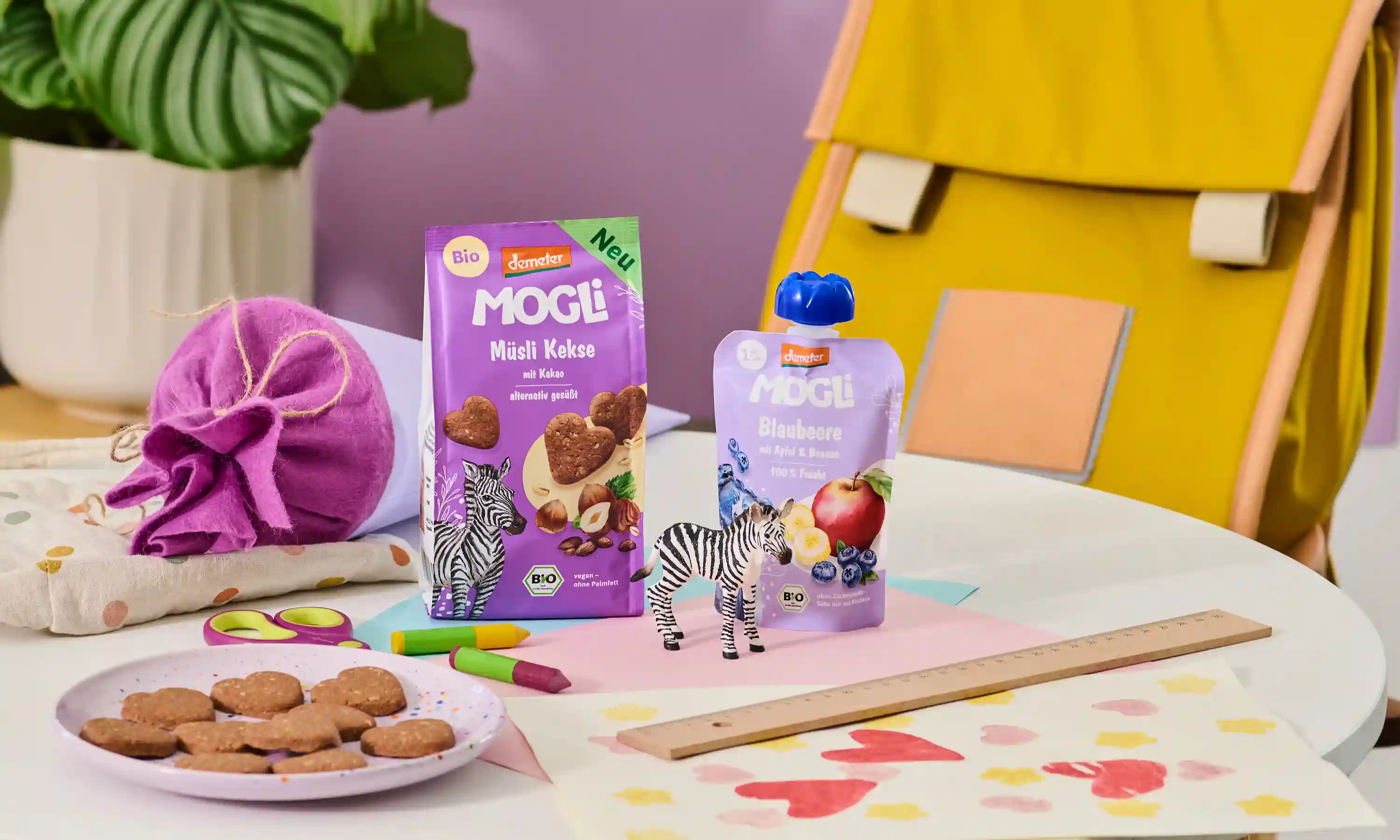 Snackpaket mit schleich® Zebrajunges