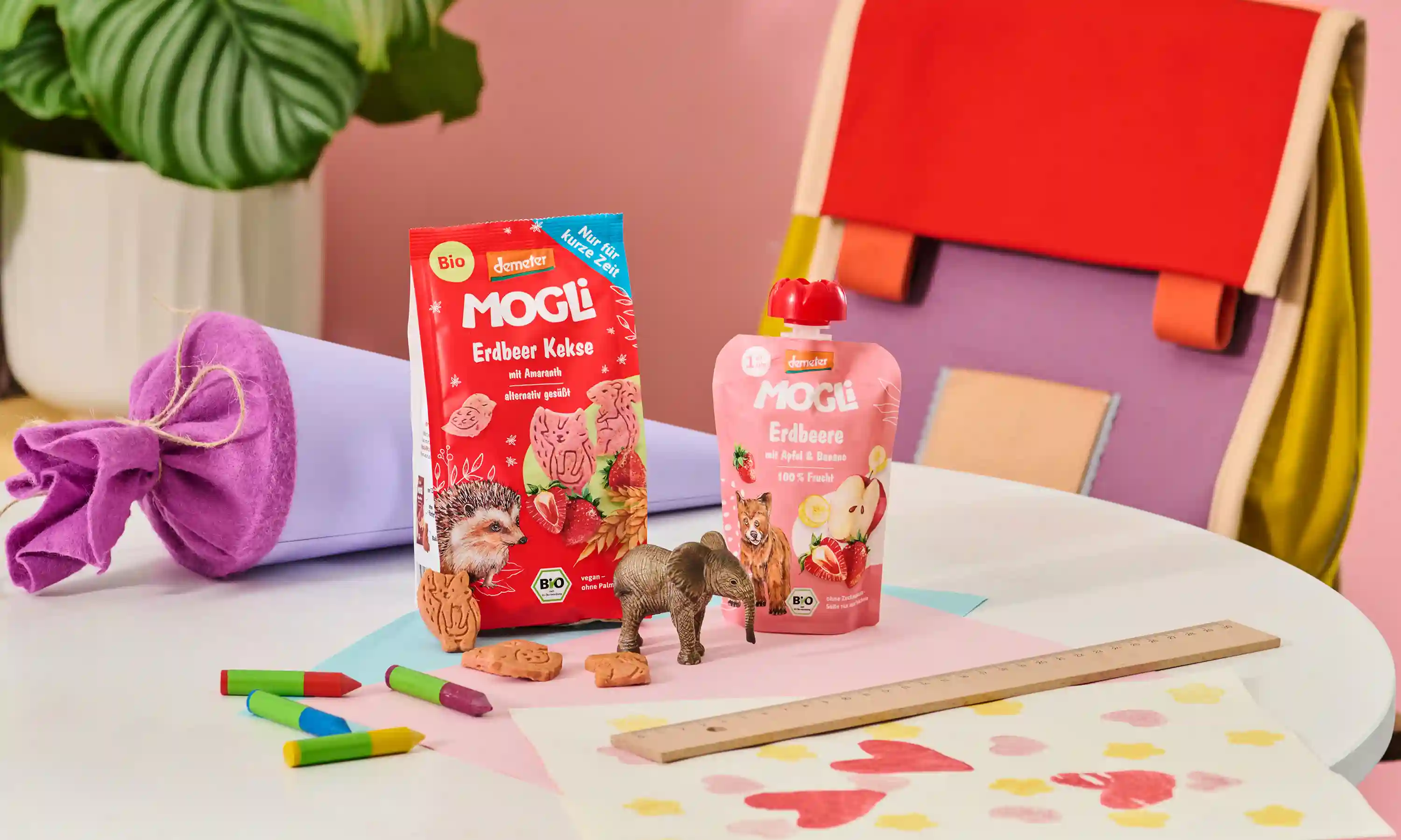 Snackpaket mit schleich® Elefantenjunges